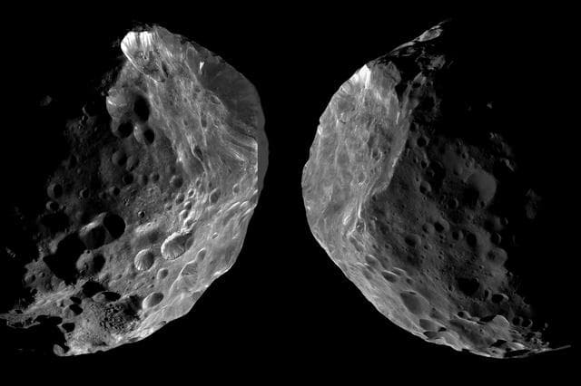 NASA image: Arrival and Departure at Phoebe