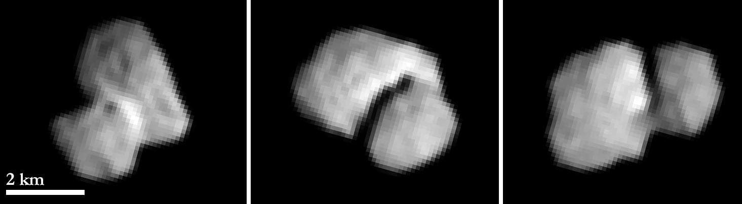 NASA image: Rosetta Approach Tripych: Comet 67P
