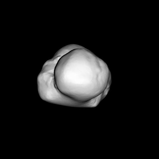 NASA image: Rotating Shape Model of Rosetta Comet Target