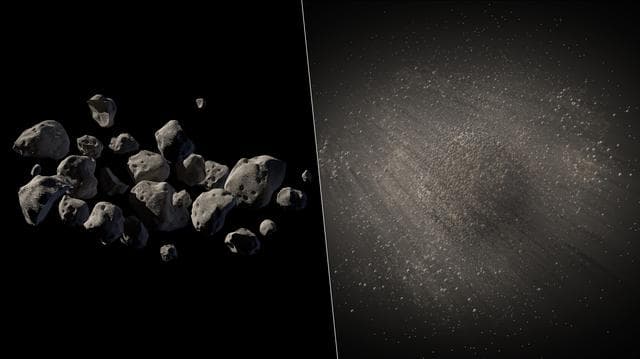 The Spacious Structure of Asteroid 2011 MD Artist Concept