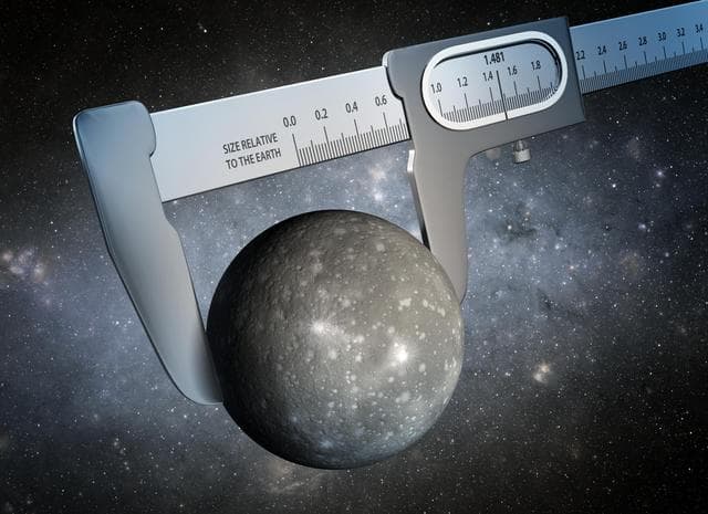 Gauging an Alien World Size Artist Concept