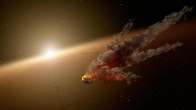 NASA image: Building Planets Through Collisions Artist Concept