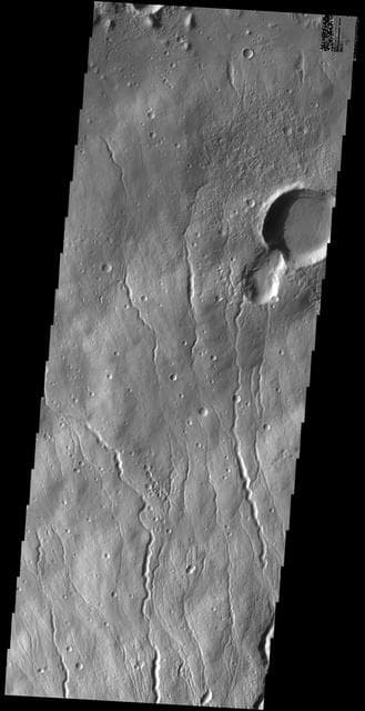NASA image: Hecates Tholus