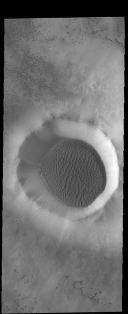 NASA image: Crater Dunes