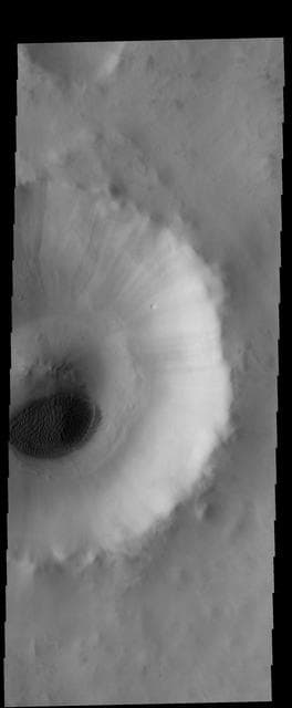 NASA image: Crater Dunes