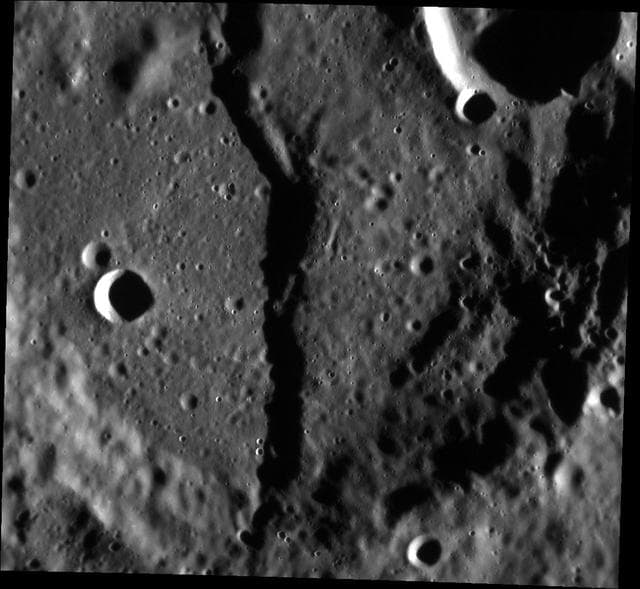 NASA image: Split Down the Middle