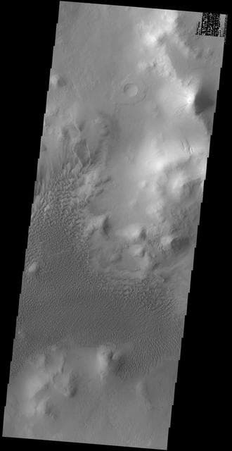 NASA image: Lyot Crater Dunes