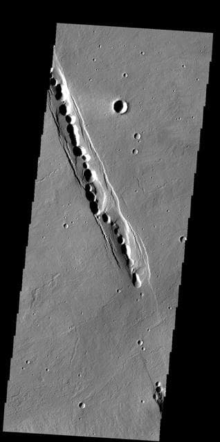 NASA image: Cyane Fossae