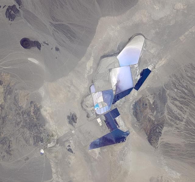 NASA image: Lithium Mining, Nevada