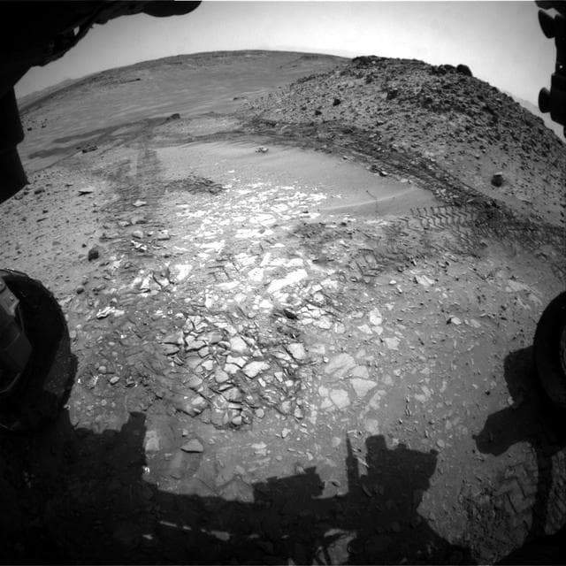 NASA image: View Down Hidden Valley Ramp at Bonanza King on Mars