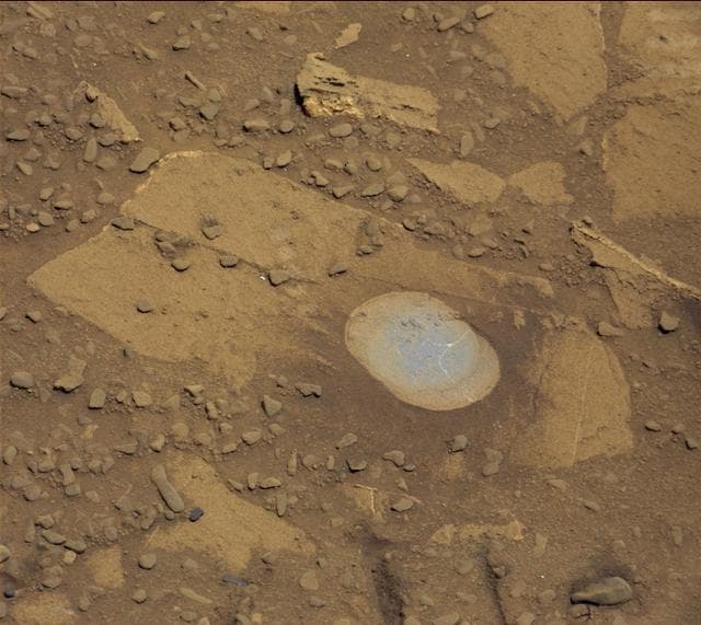 NASA image: Curiosity Brushwork on Martian Bonanza King Target