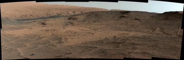 NASA image: Curiosity Mars Rover Approach to Pahrump Hills