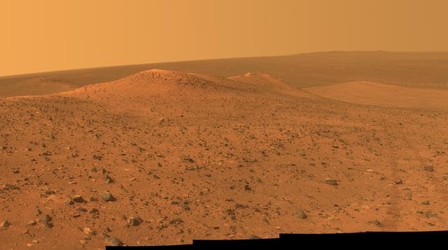 NASA image: Opportunity Northward View of Wdowiak Ridge
