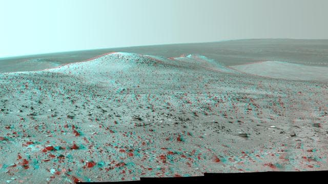 NASA image: Opportunity Northward View of Wdowiak Ridge Stereo
