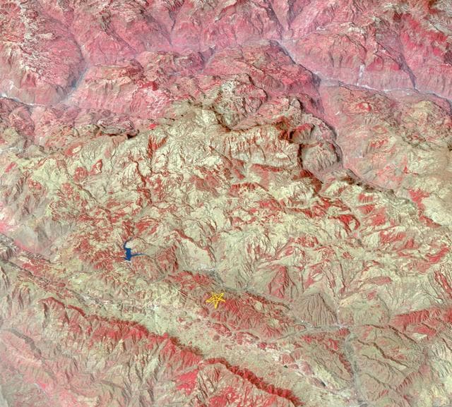 NASA image: Site of Destructive China Temblor Imaged by NASA Spacecraft