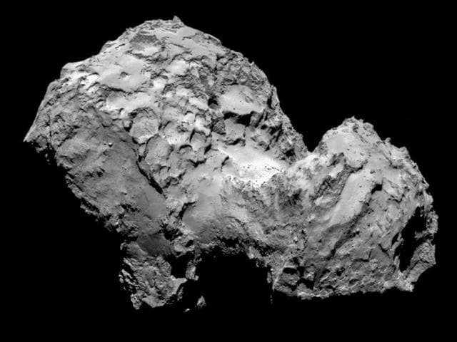 NASA image: Rosetta Comet from 177 Miles
