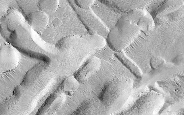 NASA image: The Busy Flank of Arsia Mons