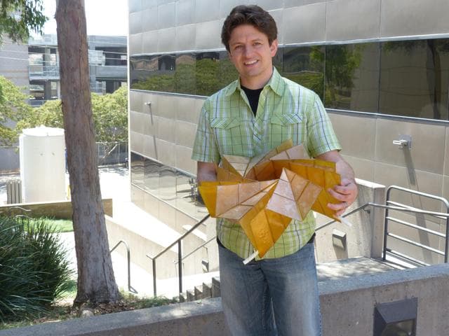 NASA image: Researcher With Solar Array