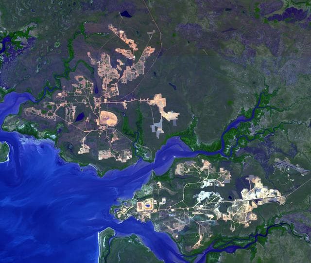 NASA image: Weipa, Queensland, Australia