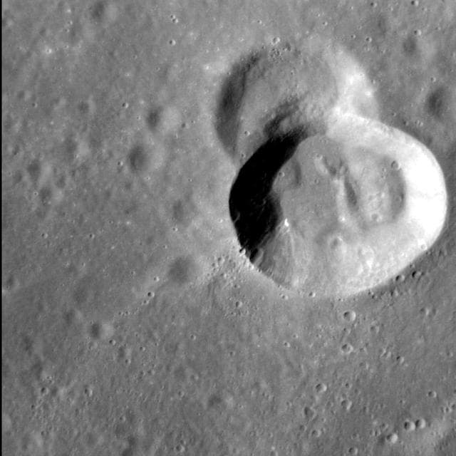 NASA image: Crater Crash