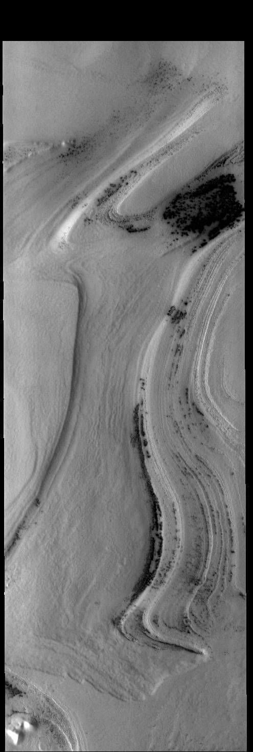 NASA image: South Pole Layers