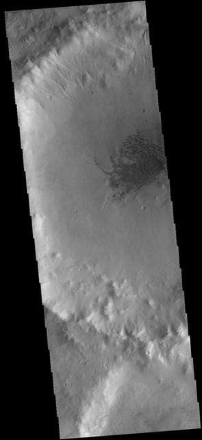 NASA image: Crater Dunes
