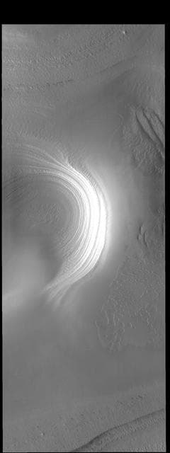NASA image: South Pole Layers