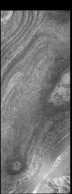 NASA image: South Polar Layers