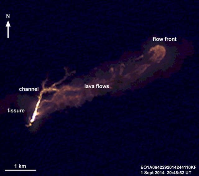 NASA Spacecraft Eyes Iceland Volcanic Eruption