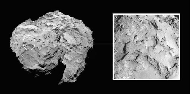 NASA image: Rosetta Lander Primary Landing Site
