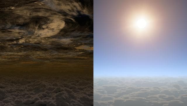 NASA image: A Sunny Outlook for Weather on Exoplanets Artist Concept