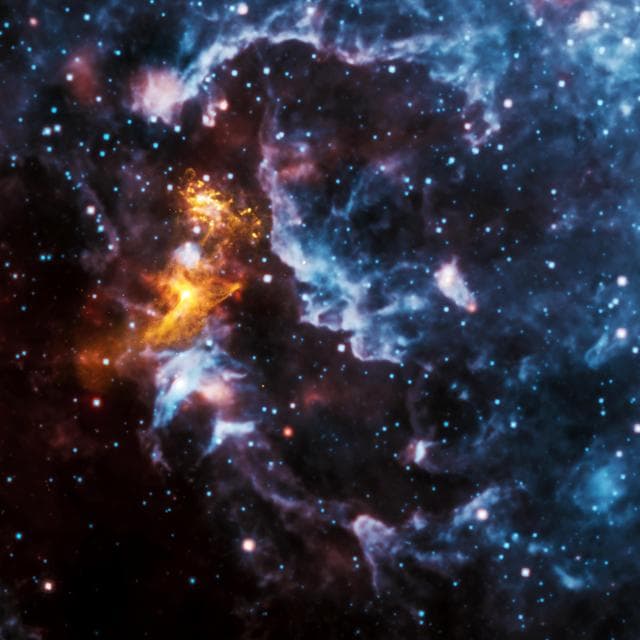 NASA image: Face Illusion in the Cosmic Clouds