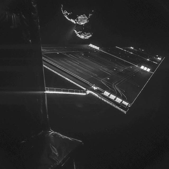 NASA image: Rosetta Mission Selfie at 10 Miles