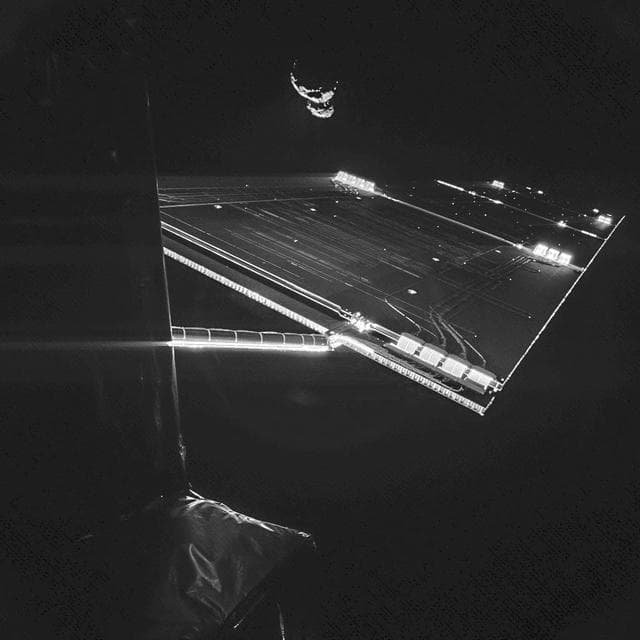 NASA image: Rosetta Mission Selfie at 30 Miles