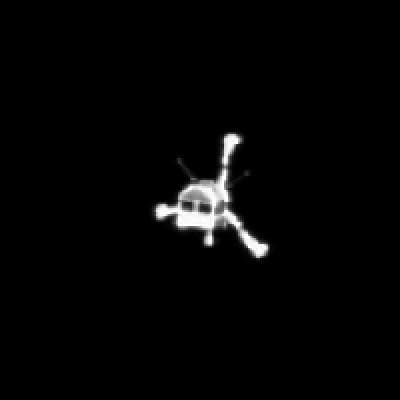 NASA image: Descent to the Surface of a Comet