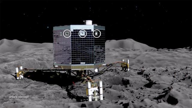 NASA image: Philae Descent and Science of the Surface