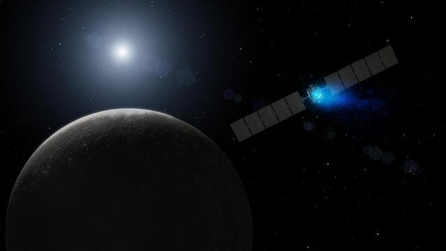 NASA image: Dawn Arrival at Dwarf Planet Artist Concept