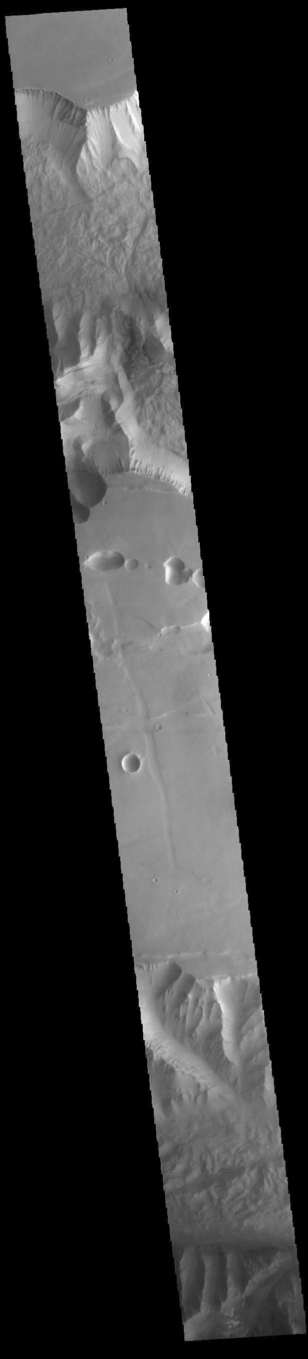 NASA image: Tithonium and Ius Chasmata