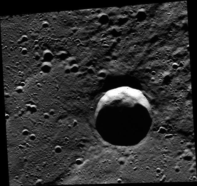 NASA image: Permanent Darkness