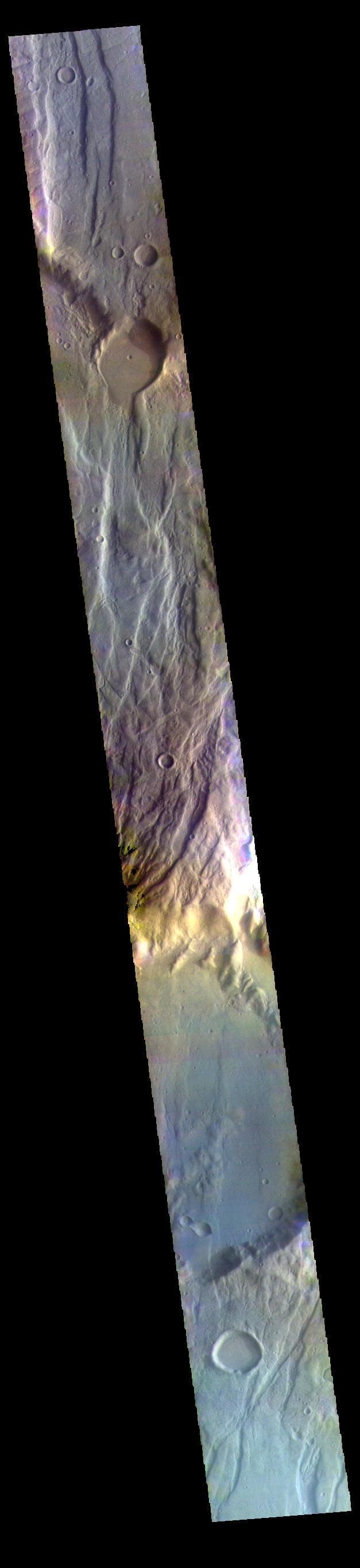 Claritas Fossae False Color