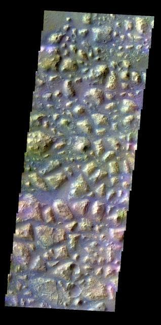 NASA image: Atlantis Chaos - False Color