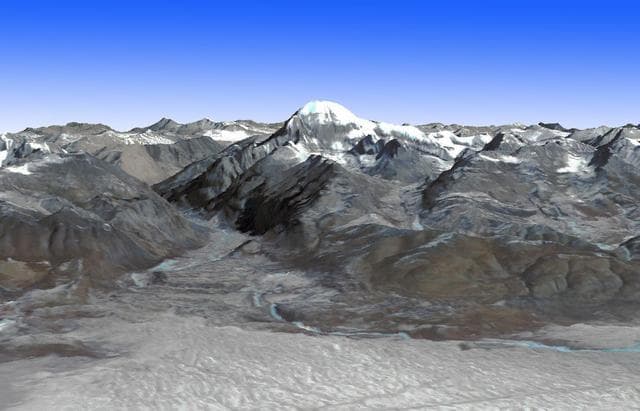 NASA image: Mt. Kailash, Tibet