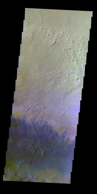 NASA image: Capen Crater - False Color