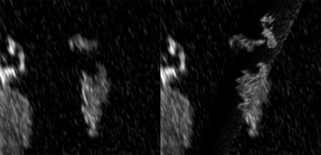 NASA image: Bright Feature Appears in Titan Kraken Mare