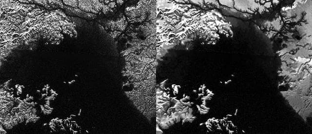 NASA image: Despeckling Ligea Mare