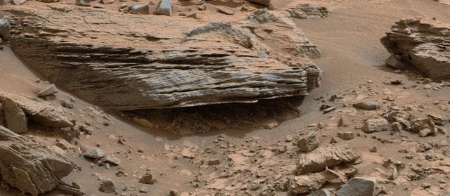 NASA image: Martian Rock Evidence of Lake Currents