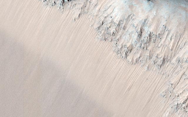 NASA image: Recurring Slope Lineae in Juventae Chasma