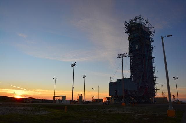 NASA image: Sunset at Vandenberg