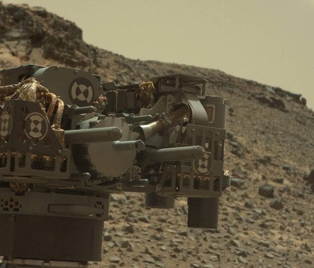 NASA image: Curiosity Drill After Drilling at Telegraph Peak