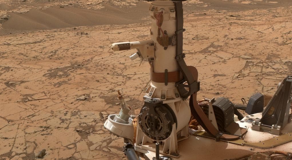 NASA image: Mars Weather-Station Tools on Rover Mast